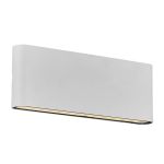Nordlux Kniver Wall Light Aluminium White 10W 900lm - 830 Warm White
