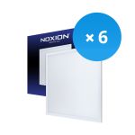 Multipack 6x Noxion LED Panel Delta Pro V2.0 Highlum 40W 5280lm - 830 Warm White | 62.5x62.5cm - UGR <19 - Dali Dimmable - Philips Xitanium Driver