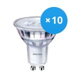 Multipack 10x Philips Corepro LED Spot GU10 PAR16 4W 345lm 36D - 830 Warm White | Replaces 50W