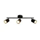 Nordlux Explore 3 Metal and Ceramic Black | Suitable for 3x GU10