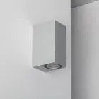 Wall Light Miseno Up-Down Silver | IP54 - Suitable for 2x35W GU10 
