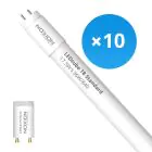 Multipack 10x Noxion LED Tube T8 Avant (EM/Mains) Standard Output 17.5W 1800lm - 840 Cool White | 120cm - Replaces 36W