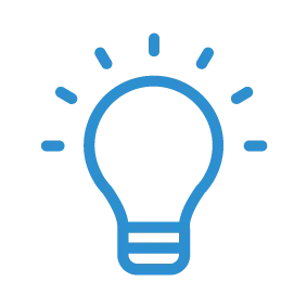 Incandescent light bulb symbol